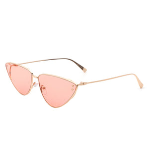 Retro Metal Frame Cat Eye Sunglasses