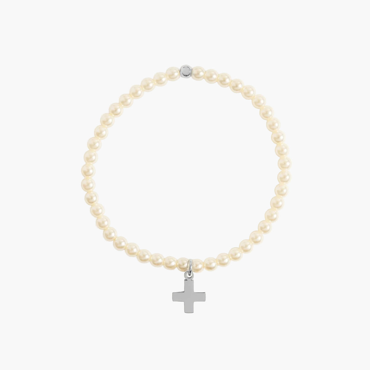 Kid's Pearl Cross Bracelet