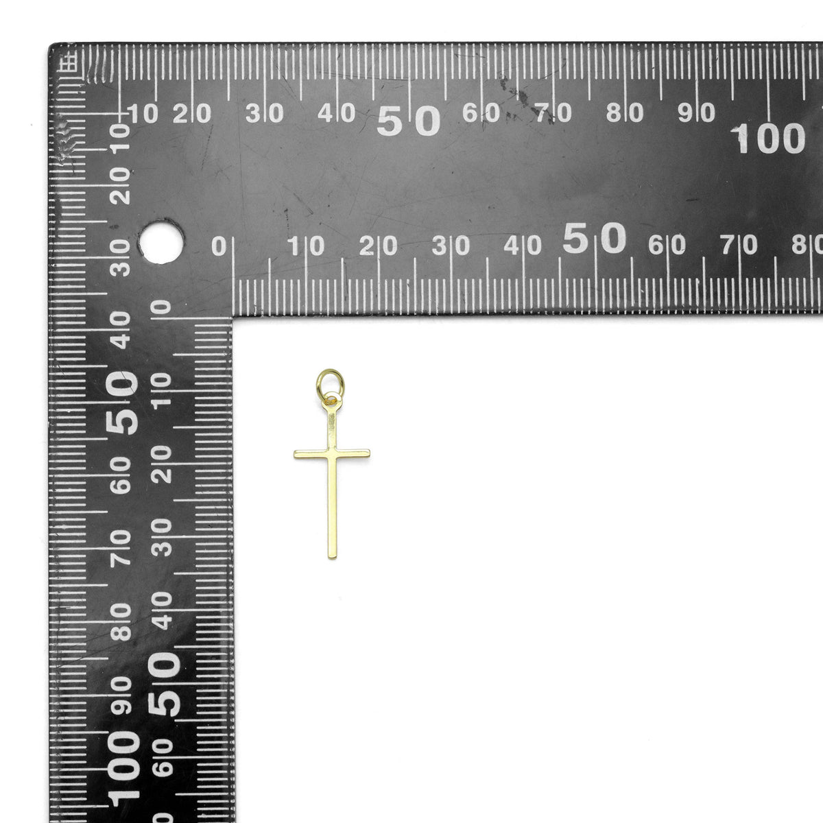 Long Thin Cross Charm