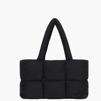 Large Quilted Travel Puffer Tote Bag