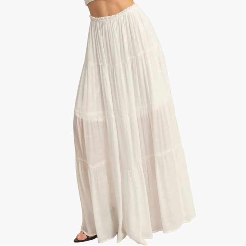Tiered Flowy Skirt