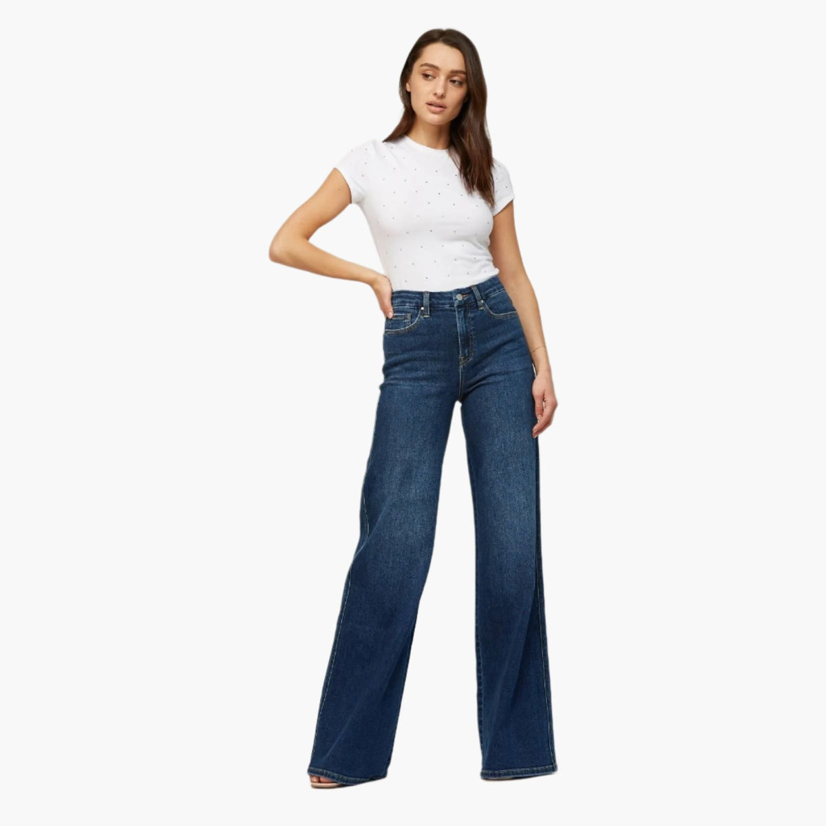 Indigo High Rise Skater Jean